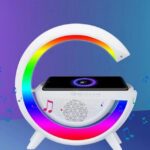 Luminária de Mesa Coluna G Bluetooth LED Multifuncional SGG Atmosphere – TD3401 - Image 3